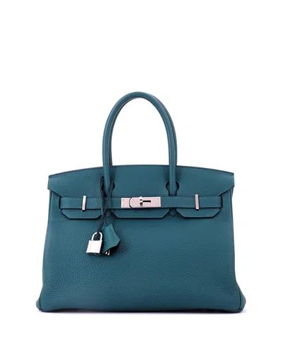 Pre-owned Pre-owned Hermes  Hermes Birkin 30 Handbag Verso Togo With Palladium Hardware