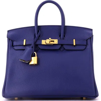 Pre-owned Hermes  Hermes Birkin Handbag Verso Novillo With Gold Hardware 25