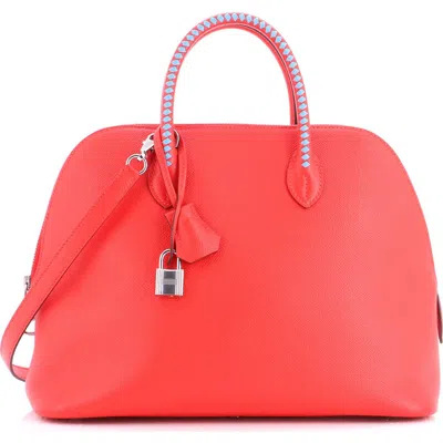 Pre-owned Hermes  Hermes Bolide 1923 Bag Tressage Epsom 30
