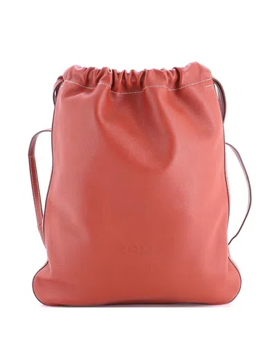 Pre-owned Pre-owned Hermes  Hermes Bridado Backpack Evercolor In Brown