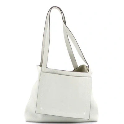 Pre-owned Pre-owned Hermes  Hermes Cabasellier Tote Clemence 31 In White