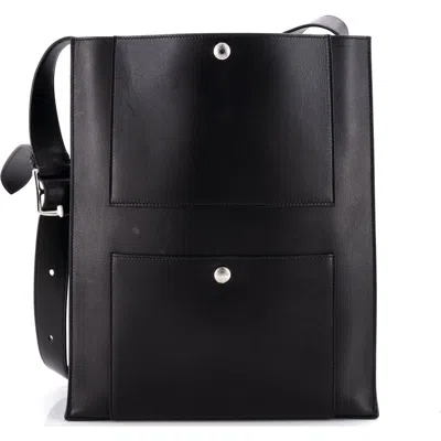 Pre-owned Pre-owned Hermes  Hermes Cab'h Tote Evergrain In Black