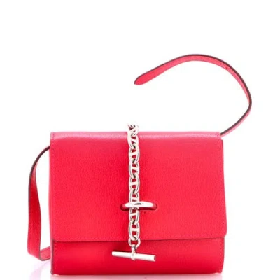 Pre-owned Pre-owned Hermes  Hermes Chaine D'ancre To Go Wallet Chevre Chamkila In Pink