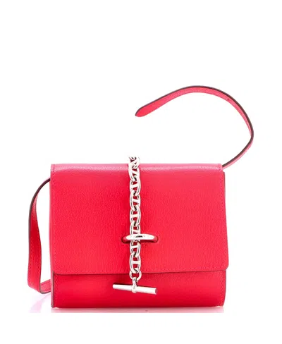 Pre-owned Pre-owned Hermes  Hermes Chaine D'ancre To Go Wallet Chevre Chamkila In Pink