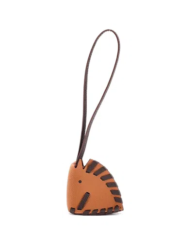 Pre-owned Pre-owned Hermes  Hermes Cheval Tresse Bag Charm Leather In Brown
