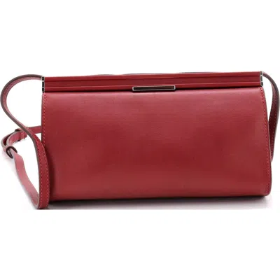Pre-owned Pre-owned Hermes  Hermes Clic-h Shoulder Bag Swift 21 In Red