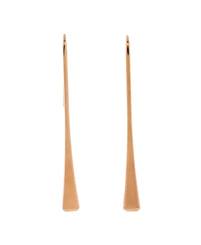 Pre-owned Pre-owned Hermes  Hermes Clou De Forge Drop Earrings 18k Rose Gold In Pink