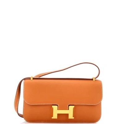 Pre-owned Hermes  Hermes Constance Elan Nm Bag Epsom 25 In Black