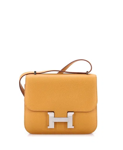 Pre-owned Pre-owned Hermes  Hermes Constance Mini Epsom Leather Shoulder Bag In Brown