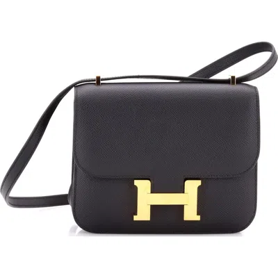Pre-owned Hermes  Hermes Constance Nm Bag Epsom 18 In Black