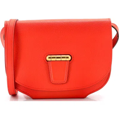 Pre-owned Hermes  Hermes Convoyeur Crossbody Bag Evercolor Mini In Orange