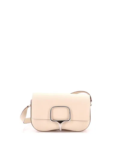 Pre-owned Pre-owned Hermes  Hermes Della Cavalleria Elan Mini Epsom Leather Shoulder Bag In Neutral