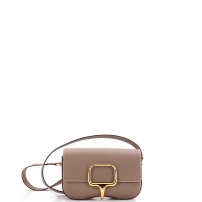 Pre-owned Hermes  Hermes Della Cavalleria Elan Shoulder Bag Epsom In Grey