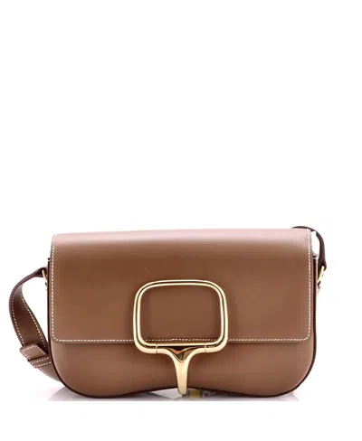 Pre-owned Pre-owned Hermes  Hermes Della Cavalleria Elan Shoulder Bag Tadelakt In Gray
