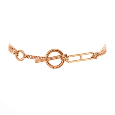 Pre-owned Hermes  Hermes Echappee Multistrand Bracelet 18k Rose Gold