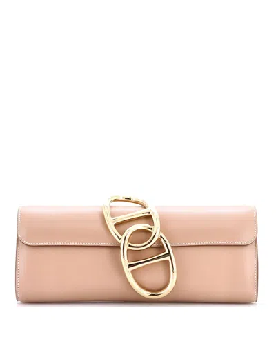 Pre-owned Pre-owned Hermes  Hermes Egee Clutch Tadelakt In Neutral