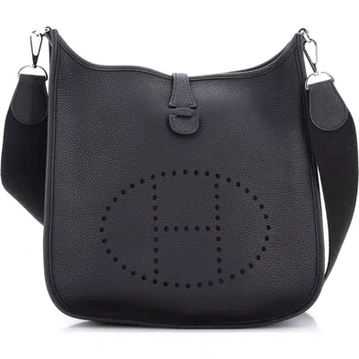 Pre-owned Hermes  Hermes Evelyne Bag Gen Iii Clemence Pm In Black