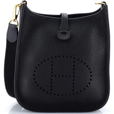 Pre-owned Pre-owned Hermes  Hermes Evelyne Bag Gen Iii Clemence Tpm In Black