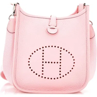 Pre-owned Hermes  Hermes Evelyne Bag Gen Iii Clemence Tpm In Pink
