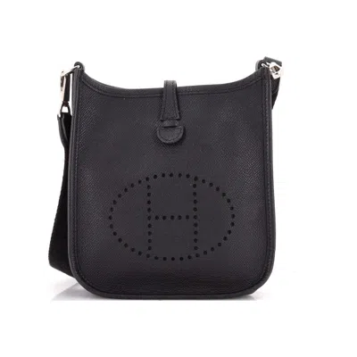 Pre-owned Hermes  Hermes Evelyne Bag Gen Iii Epsom Tpm In Black