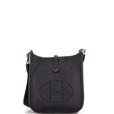 Pre-owned Hermes  Hermes Evelyne Bag Gen Iii Epsom Tpm In Black
