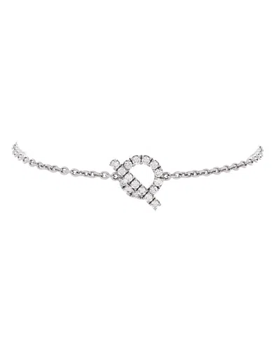 Pre-owned Pre-owned Hermes  Hermes Finesse Bracelet 18k White Gold And Diamonds