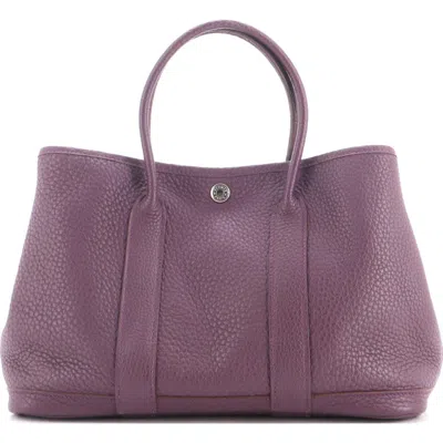 Pre-owned Pre-owned Hermes  Hermes Garden Party Tote Leather 30 In Red