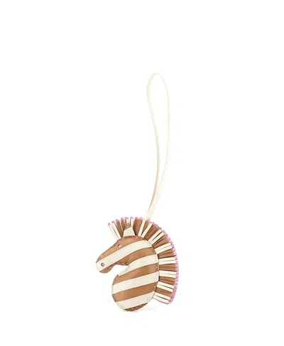 Pre-owned Pre-owned Hermes  Hermes Geegee Savannah Bag Charm Leather