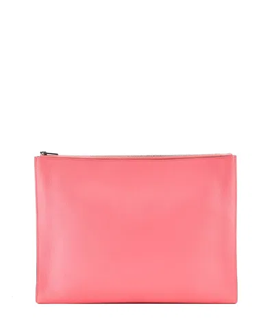 Pre-owned Pre-owned Hermes  Hermes Gm Zipengo Pouch Evercolor In Pink