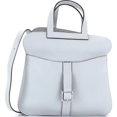 Pre-owned Hermes  Hermes Halzan Bag Clemence 31 In Blue