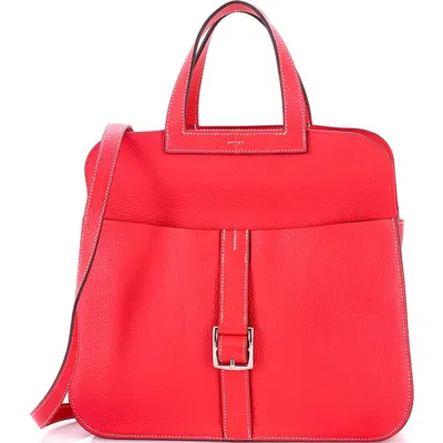 Pre-owned Hermes  Hermes Halzan Bag Clemence 31 In Pink