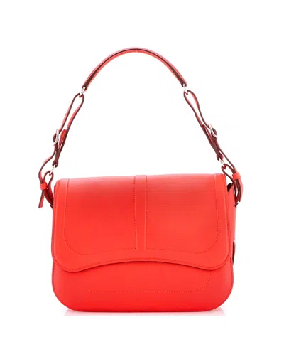 Pre-owned Pre-owned Hermes  Hermes Harnais Shoulder Bag Epsom And Swift In Red