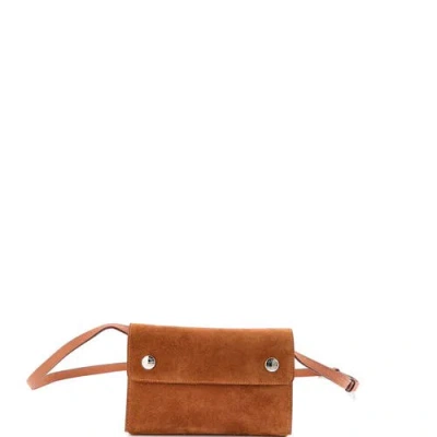 Pre-owned Hermes  Hermes Hermesnap Wallet Bag Grizzly And Swift In Gold