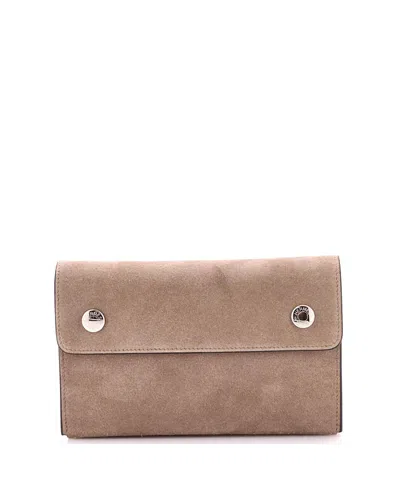 Pre-owned Pre-owned Hermes  Hermes Hermesnap Wallet Bag Grizzly And Swift In Gray