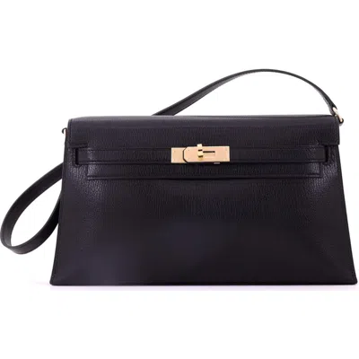Pre-owned Pre-owned Hermes  Hermes Kelly Elan Shoulder Bag Chevre Chamkila In Purple