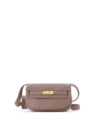 Pre-owned Pre-owned Hermes  Hermes Kelly Moove Bag Swift In Gray