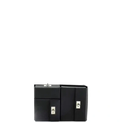 Pre-owned Hermes  Hermes Kelly Multi Pocket To Go Pouch Epsom In Black