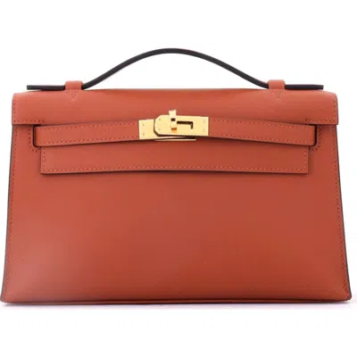 Pre-owned Hermes  Hermes Kelly Pochette Swift