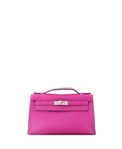 Pre-owned Pre-owned Hermes  Hermes Kelly Pochette Swift In Pink