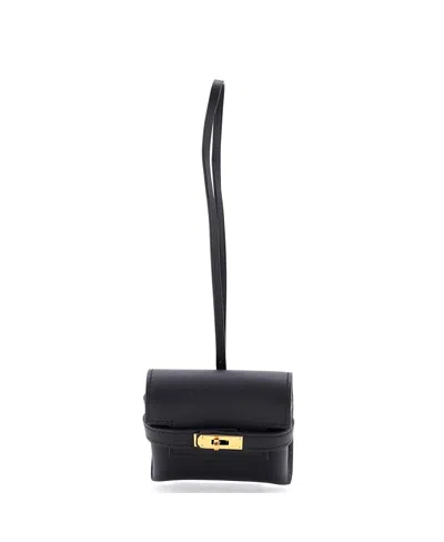 Pre-owned Pre-owned Hermes  Hermes Kellyfestival Bag Charm Swift In Black