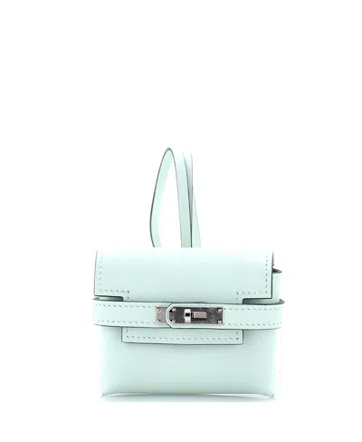 Pre-owned Pre-owned Hermes  Hermes Kellyfestival Bag Charm Swift In Green