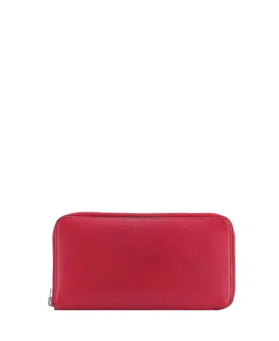 Pre-owned Pre-owned Hermes  Hermes Long Azap Zip Around Wallet Silk'in Epsom In Burgundy
