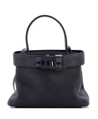 Pre-owned Pre-owned Hermes  Hermes Medor Handbag Togo In Black