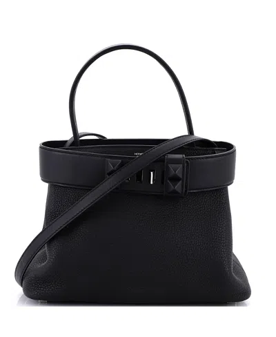 Pre-owned Pre-owned Hermes  Hermes Medor Handbag Togo In Black
