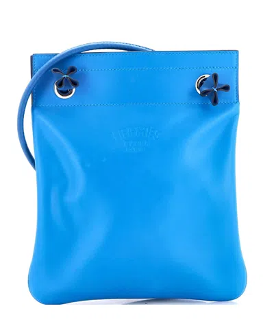 Pre-owned Pre-owned Hermes  Hermes Mini Aline Bag Milo Lambskin And Swift In Blue