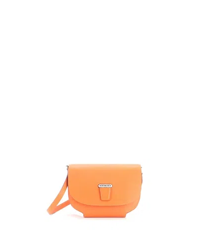 Pre-owned Pre-owned Hermes  Hermes Mini Convoyeur Crossbody Bag Evercolor In Orange