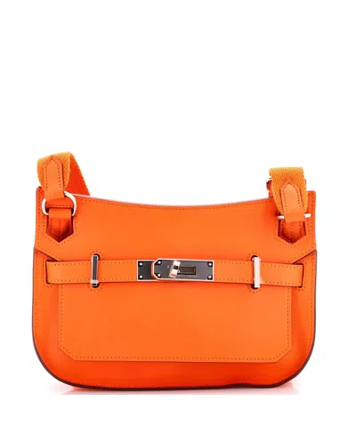 Pre-owned Pre-owned Hermes  Hermes Mini Jypsiere Bag Swift In Orange