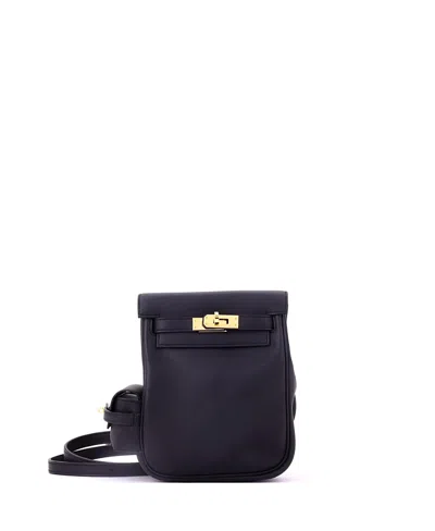 Pre-owned Pre-owned Hermes  Hermes Mini Kelly Jump Backpack Swift In Black