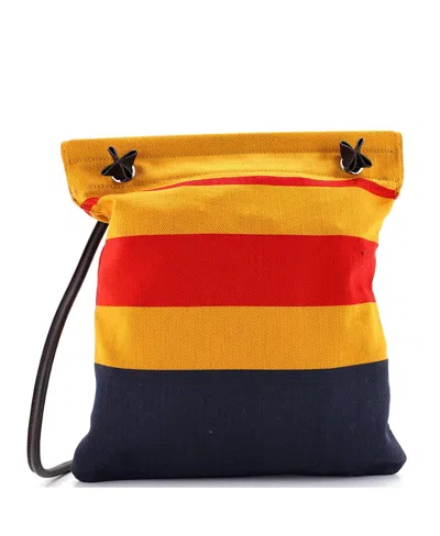 Pre-owned Pre-owned Hermes  Hermes Mm Aline Bag Rocabar Canvas