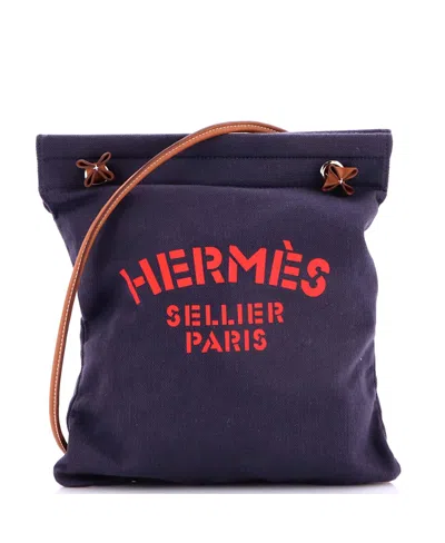 Pre-owned Pre-owned Hermes  Hermes Mm Aline Bag Toile In Blue